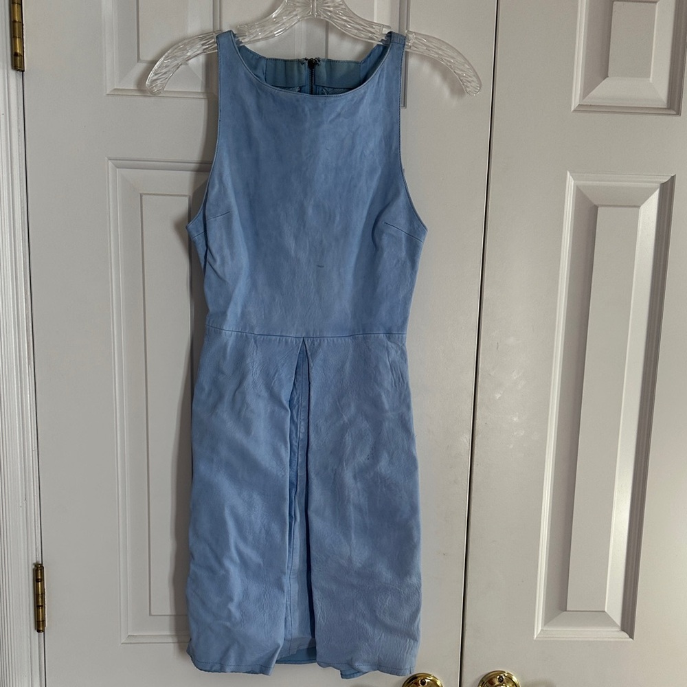 Alice + Olivia Leather Dress